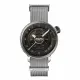 【BOMBERG】BB-01 石英系列 全鋼灰面米蘭帶錶款
