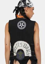 [Junker] Denim Patch Vest