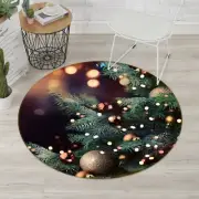 3D Christmas Tree Lights NAO10468 Game Rug Mat Elegant Photo Carpet Mat Fay