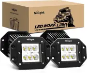 LED Pods Flood Flush Mount LED Work Light Driving Lights Led Light Bar 4PCS 18W