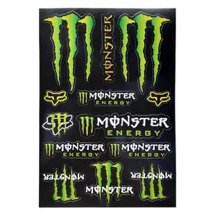 [3 套銷售] Monster Energy Motorcycle Vinyl Helmet Sticker Decal