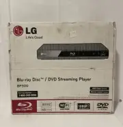 LG Blue Ray Disc BP300 DVD Streaming Player Netflix & Wi-Fi New Old Stock