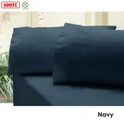 Revive 400TC Cotton Sateen Combo Fitted Sheet Set Single (No Flat)