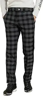 [Callaway] C23226111 Men's Tapered Pants (Checkered Pattern, 8-Way Stretch) / Golf