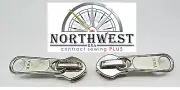YKK Sliders use for # 10 Chain Zipper 100 Slides ~color~ "Nickel" NW7562