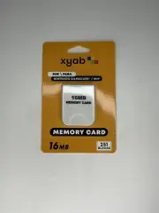 Nintendo Gamecube/Wii Memory Card - New - 251 blocks - 16 mb Storage