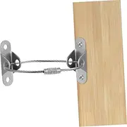 CHICAMPERA 6Sets Earthquake Straps for Furniture Safety Furniture Anchor Tip Straps for Proofing Easy Installation Cold Rolled Secure Wall Mount