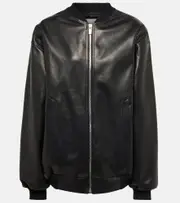 [Magda Butrym] Magda Butrym Leather jacket AU 8 black