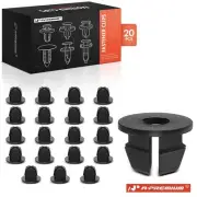 A-Premium 20Pcs 3.6 mm diameter holes Nylon Retainer Clips for GM Astro Safari