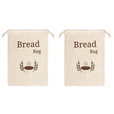 Linen Bread Bag Reusable Bread Bags Food Storage Bag Bread Storage Bags6882