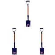 3PK Spear & Jackson County Timber Cottage Spade D-Handle Digging Tool 240mm