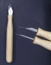 iGaging marking striking scribe scribing thick or thin knife dual blades