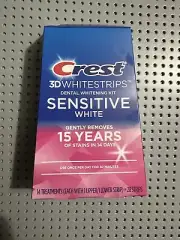Crest 3D Whitestrips Sensitive White At-home Teeth Whitening Kit - 14 Treatments