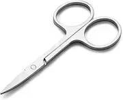 Nose Hair Scissor Remover Stainless Steel Trimmer Safety Thick Clipper Round Tip - Durable Thick Clipper for Precise Grooming & Versatile Makeup Use