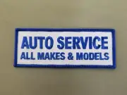 auto service embroidered iron on patch