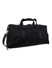 [PIERRE CARDIN] Nylon Adventure Overnight Bag in Black