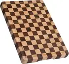 Double-Sided Cutting Board with Handles - Perfect for Meat & Cheese Serving
