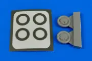 Aires 7333 1/72 I153 Wheels & Paint Masks For ICM