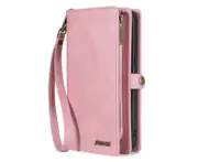 C27 Pink Smartphone Protective Diagonal Wallet Cover for iPhone 14 Plus 6.7 inch