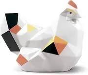 [LLADRÓ] Hen Figurine. Porcelain Figure Figure.