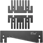 [Generic] Depth Gauge for Router and TableSaw Al num Alloy Height Gauge Height Measuring Tool Measurement Depth Ruler Multicolor Metric