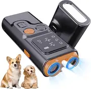 CHENRI BarkGuard Bark Guard Anti Barking Device for Dogs, Dog Barking Deterrent Device with HD Display and LED Torch, Ultrasonic Anti Barking Device with 3 Modes, Anti-Barking for Dogs