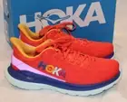 NEW Hoka One Men's MACH 4 RUNNING SNEAKERS FBLN RED ORANGE SZ 10 NIB