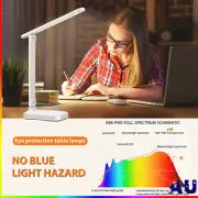 Dimmable LED Desk Lamp Touch Control Eye Protection Table Light Reading Light