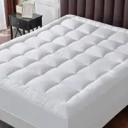 Extra Thick Mattress Pad Overfilled Down Alternative Pillowtop Matress Topper