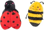 Zippypaws Crinkle 2Pk Bee & Lady Bug