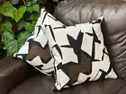 Set of 3 100% Embroidery Cushion Covers 45cm x 45cm indoor/outdoor cushion cover