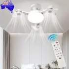 E26/E27 Socket Ceiling Fan Light Drone Shape LED Living Room Study Home Use