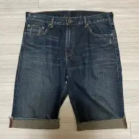 在飛比找Yahoo!奇摩拍賣優惠-Levi's levis 523 W34腰 深藍橘線刷色牛仔