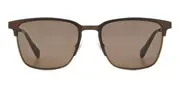 Fossil FOS 2142/G/S Asian Fit 09Q/70 Men's Sunglasses Brown Size 55