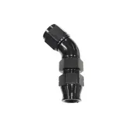 Aeroflow 45 Degree Tube To Female Adapter Hardline Fittings Black 1/4" to -4 AN