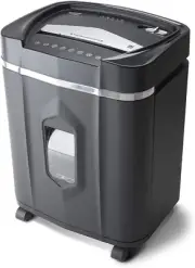 AU1210MA 12-Sheet Micro-Cut Shredder - High Security & 60 Min Run Time