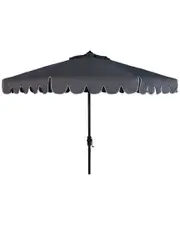 Safavieh 9-Foot Crank Outdoor Push Button Tilt Umbrella