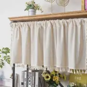 Nordic Style Short Curtains for Curtain Wine Cabinet Door Window Small Curtains