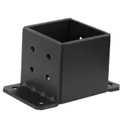 2 PCS 6x6 Post Base, Heavy Duty Steel Fence Post Base, Anchor Deck Supports