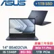 ASUS B5402CVA-0061A1340P 軍規商用(i5-1340P/8GX2/1TB+1TB SSD/W11Pro/三年保/14)特仕