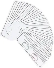 Alipis Uv Discoloration Detection Cards Uvc-uva Indicator Accurate Uv Light Meter for