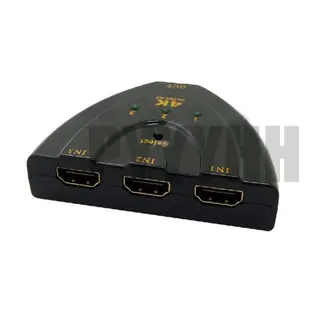 HDMI 3進1出 切換器 HDMI切換器 三進一出 分配器 轉接器 分享器 4K 1.4版 4K*2K 螢幕切換器