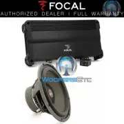 pkg FOCAL FPP-1000 MONOBLOCK 500W RMS AMPLIFIER + 33V2 13" DUAL 4-OHM SUBWOOFER