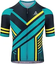 [CEROTIPOLAR] Club Fit Men Cycling Jersey Bike Shirts UPF50+,PRO Dry Fit Light Weight Fabric