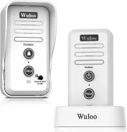 Wireless Intercom Doorbell Chime for Home Intercomunicador (1T1 White)