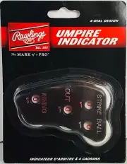 Rawlings 4-in-1 Umpire Indicator - 4 Dial Design - Easy to Read - NEW