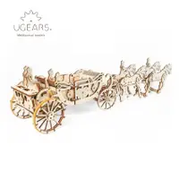 在飛比找蝦皮購物優惠-UGEARS｜皇家馬車【木百貨】自我推進模型｜木製模型｜組裝