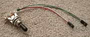 SOLDERLESS Wiring CHROME 3-WAY TOGGLE SWITCH short wire quick connect for emg