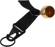 VANZACK Brass Bear Bell Cow Bell Noise Hiking Pendant for Scaring Wild Animals Camping Accessory Keychain Outdoor Pendant Decor