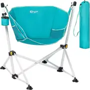 Hammock Camping Chair Folding Rocking Chair Portable Swinging Chair with Cup Hol